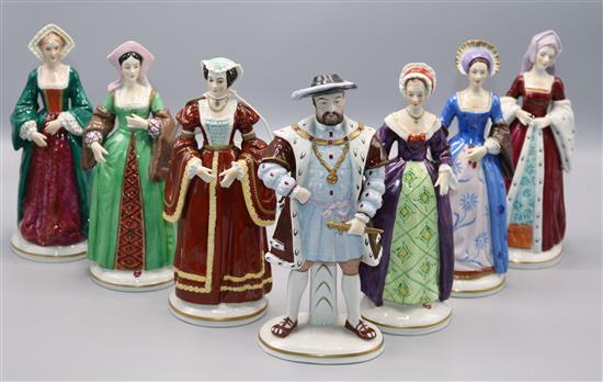 Henry VIII  & VI wives Sitzendorf